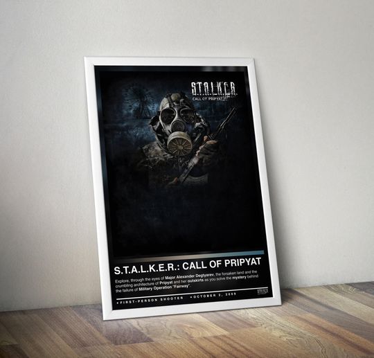 Discover S.T.A.L.K.E.R. Call of Pripyat Poster | Gaming Posters | Gaming Decors | Video Game Posters | Gaming Gifts | Video Game Prints