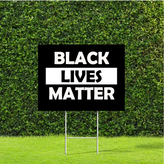 Discover Black Lives Matter Yard Sign, Nice Large 18x22 inch Sign with Metal H Stake