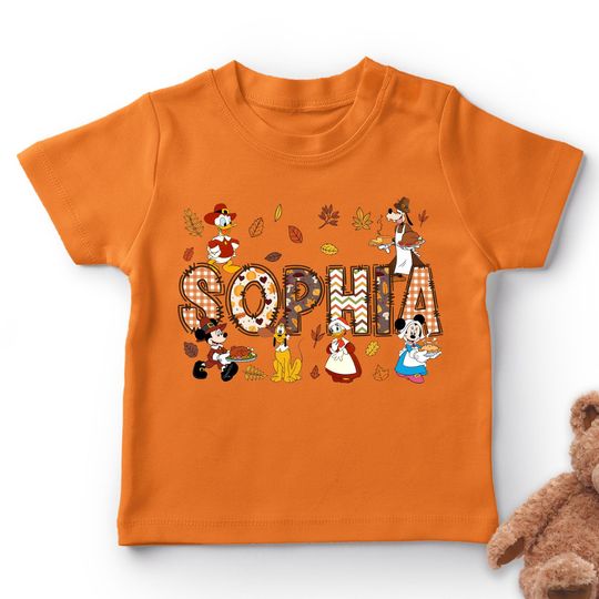 Discover Mickey And Friends Thanksgiving Group Matching Shirt, Thanksgiving Fall Shirt Gift, Disney Vacation Shirt