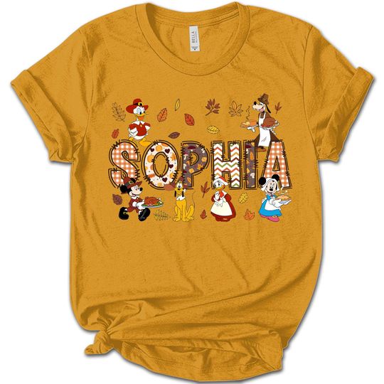 Discover Mickey And Friends Thanksgiving Group Matching Shirt, Thanksgiving Fall Shirt Gift, Disney Vacation Shirt