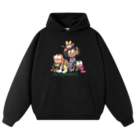 Discover Amphibia Characters Co - Appearance Sweatshirts，Unisex Trendy Loose Hoodie