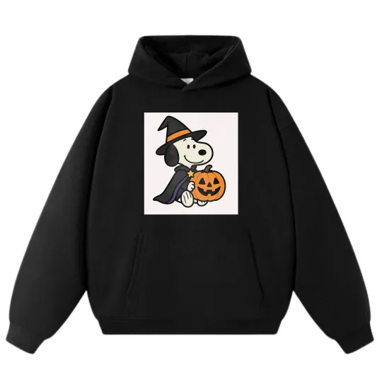 Discover Halloween Wizard Snoopy Hoodie, Unisex Street - Style Pullover