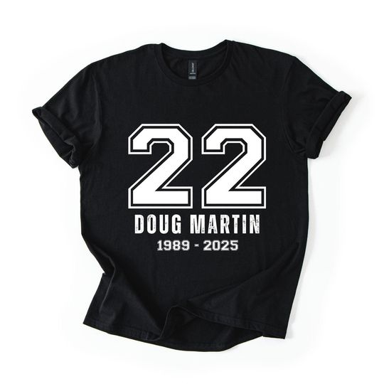 Doug Martin Tee, 22 Memorial Shirt, Tribute T-Shirt,Legacy Number Tee,Football Tribute T-Shirt,Doug Martin Memorial Shirt, Legacy&nbsp;Number&nbsp;Tee