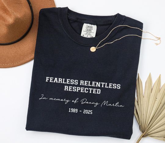 Comfort Colors Doug Martin Tee, Doug Martin Memorial Shirt, Football Tribute T Shirt, Remembering Doug Martin