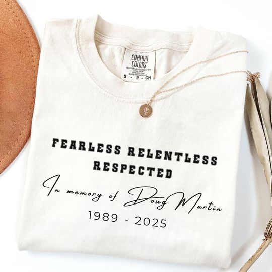 Discover Doug Martin Tee, Doug Martin Memorial Shirt, Football Tribute T Shirt, Remembering Doug Martin