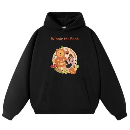 Discover Halloween Limited Edition! Winnie The Pooh Street Cool Hoodie, Unisex Pullover