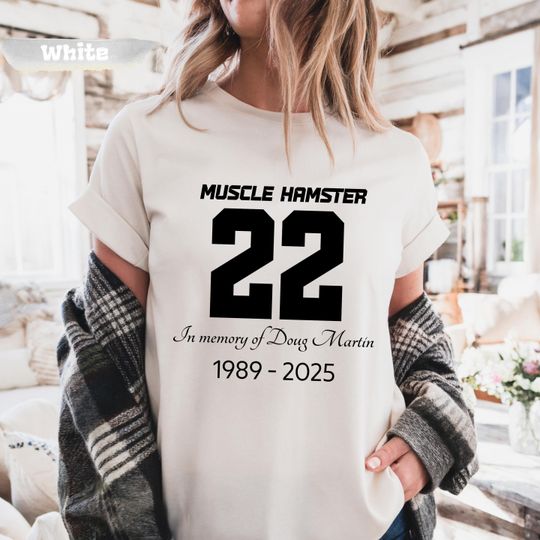 Doug Martin Memorial Shirt, Comfort Colors Football Tribute T Shirt,  Muscle Hamster Memorial Tee