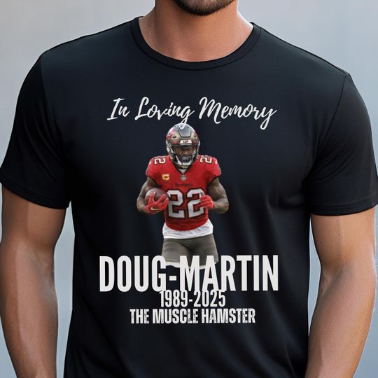 Doug Martin Memorial T-Shirt: football Fan Tee
