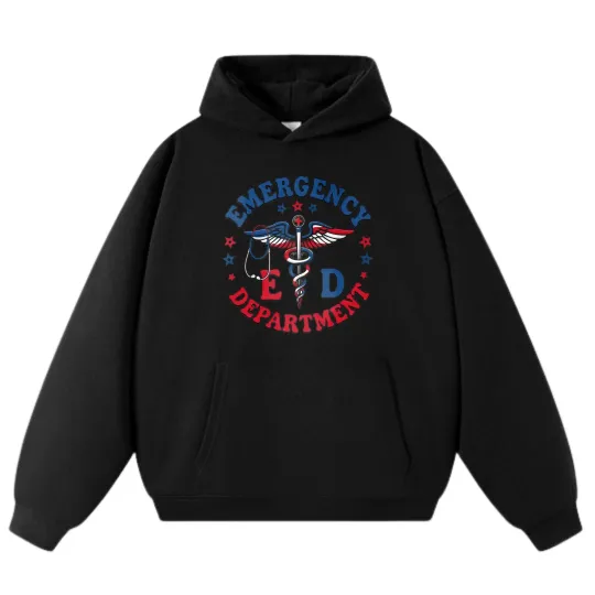 Discover Emergency Department Medical Symbol Hoodie