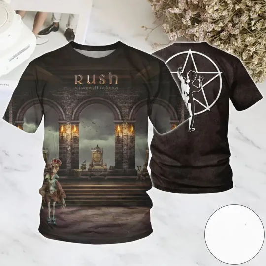 Discover Rush A Farewell To Kings 3D Shirt Unisex Gift All Sizes