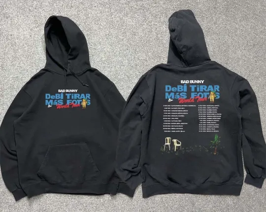 Bad Bunny 2025-2026 World Tour Gift For Fans Unisex Hoodie