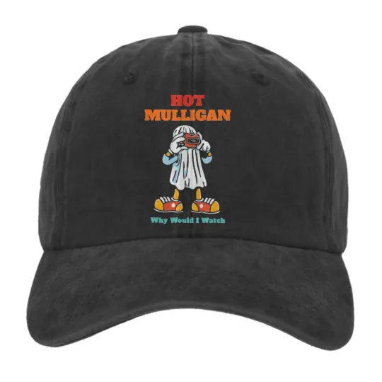 Discover Hot Mulligan Cartoon Graphic Dad Hat Streetwear Adjustable Baseball Cap