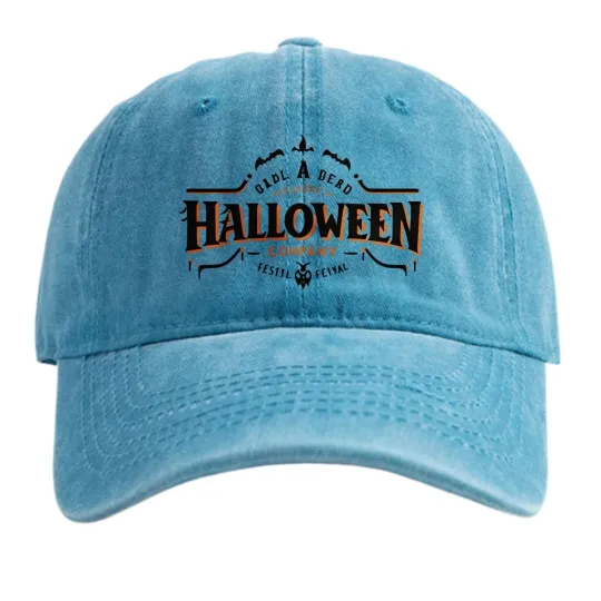 Discover Halloween Print Hat Trendy Baseball Cap Fashionable Accessory for Festival Wear