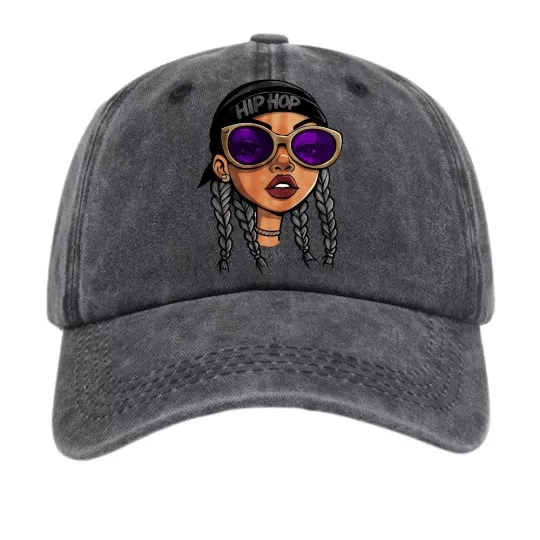 Discover Hip Hop Cartoon Print Streetwear Casual Hat  Fashionable Trendy Baseball Cap