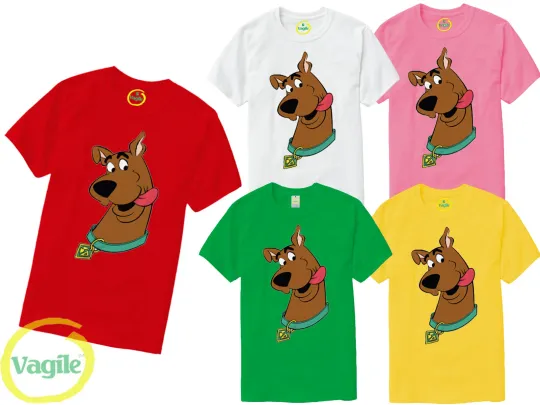 Discover Scooby Doo T-Shirt Cartoon Funny Family Retro Present Men Women Unisex Tshirt