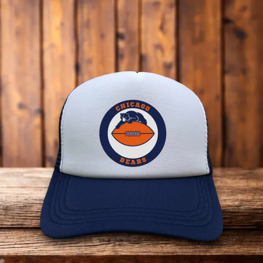 Discover Chicago Bears Mens Trucker Hat Navy Snapback Decatur Staleys Football Cap