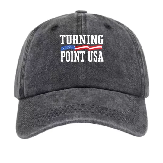 Discover This Is The Turning Point USA Flag Baseball Cap Vintage Patriotic Dad Hat