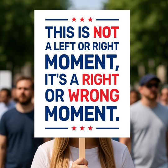 Discover Pro-Democracy No Kings Protest Sign: Anti-Trump, Anti-Monarchy Art (Digital Download)