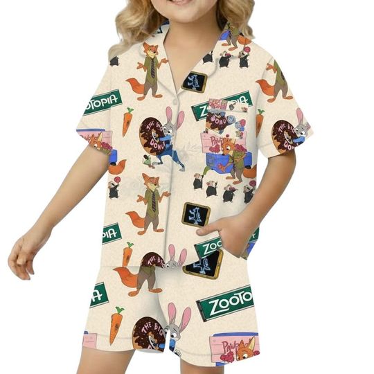Discover Zootopia Pajamas, Nick Wilde Judy Hopps PJs, Disney Sleepwear