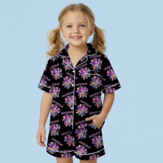 Kpop Hunters Huntrix Pajama Set, Huntrix Star Boy Pajama Set