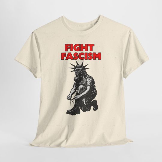 Discover Fight Fascism Shirt, Anti Trump Shirt, Anti-Fascism Top, Resist Tee, Abolish ICE Shirt, Anti Racist Tee, Progressive F*ck Trump Tshirt