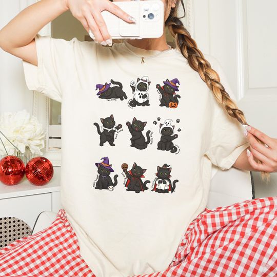 Discover Subtle F*ck Trump Halloween T-Shirt, Cats in Costumes, FDT Anti Trump Tee, Hidden Message Anti Fascist T-Shirt, Activist Protest Tee