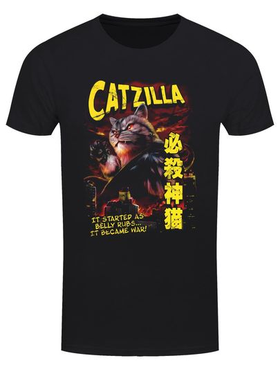 Catzilla Men's Black T-Shirt