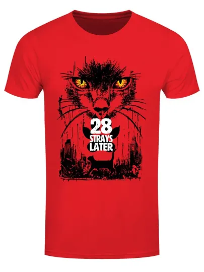 Discover Horror Cats 28 Strays Men's Red 3D T-Shirt
