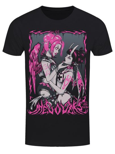 Discover Pinku Kult The Lovers Mens Black T-Shirt