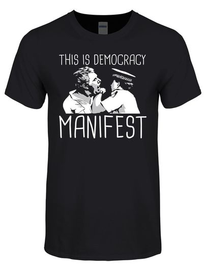 Democracy Manifest Men's Black T-Shirt
