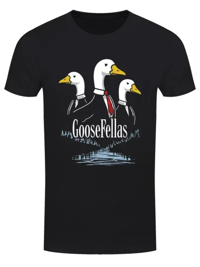 Discover Silly Goosefellas Men's Black 3D T-Shirt