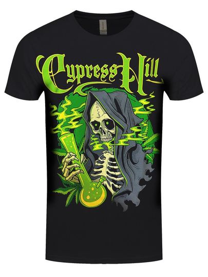 Discover Cypress Hill Skull Bong Men's Black T-Shirt