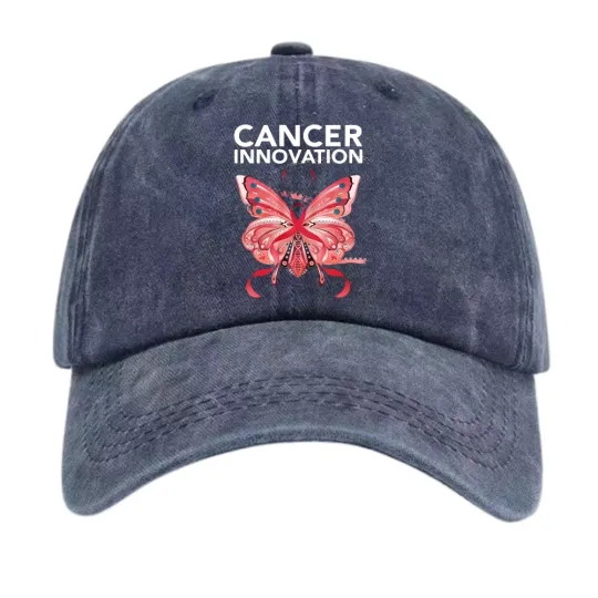 Discover "Cancer Innovation" Cancer Public Welfare Baseball Cap Fashionable Peaked Cap