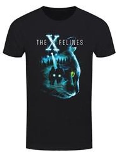 Discover Horror Cats The X-Felines Mens Black T-Shirt