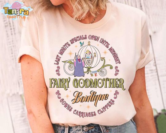 Discover Cinde Princess Fairy Godmother T-Shirt, Disney Jaq and Gus Mouse, Magic Kingdom Disneyland Family Trip, Vintage Disney Shirt