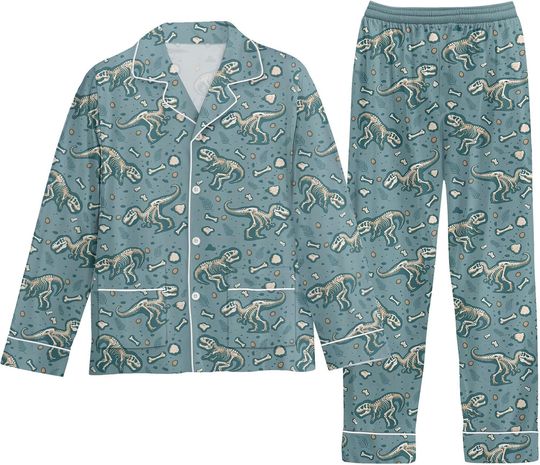 Discover Unisex Fleece Pajama Set, Warm Winter Sleepwear for Men and Women