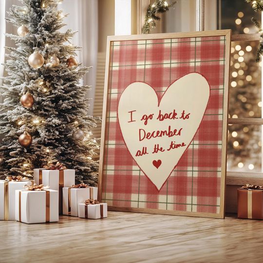 Back to December Taylorr Swifts Christmas  Wall Art