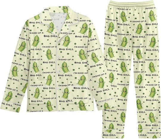Unisex Fleece Pajama Set, Warm Long Sleepwear for Winter