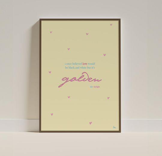 Discover Taylorr Swifts Daylight Poster