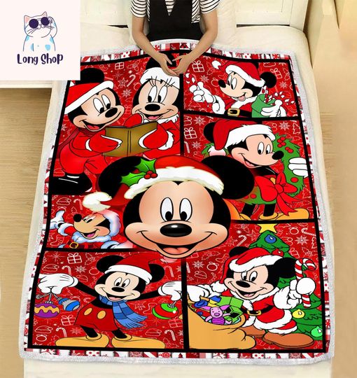 Discover Personalized Mickey Mouse Blanket, Mickey Blanket, Mickey Mouse Birthday Gifts, Disneyland Mickey Minniee Christmas 2025, Baby Gift Christmas