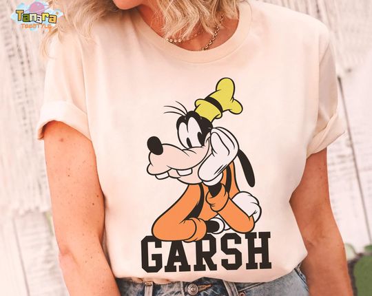 Discover Retro 90s Disney Goofy Tee, Crop Top, Mickey and Friends Collection, Magic Kingdom Gift, Vintage Cartoon Design, Family Birthday Shirt