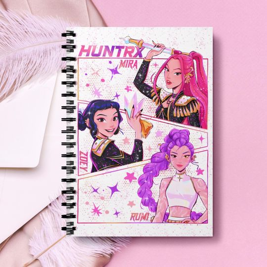 Discover K-Pop Demon Squad Notebook  Mira, Rumi & Zoey Anime Journal