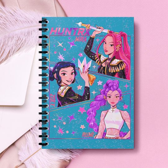 Discover K-Pop Demon Squad Notebook  Mira, Rumi & Zoey Anime Journal