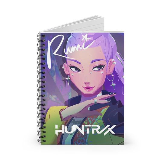 Discover Huntrix Rumi Notebook | Kpop Demon Hunters Fan Journal | Aesthetic Kpop Stationery Gift for Students and Fans