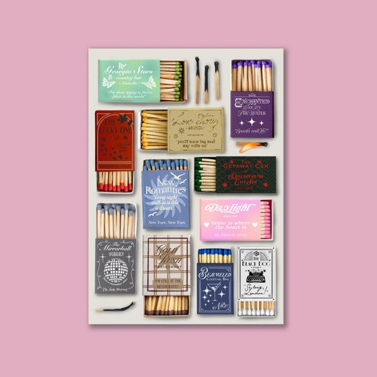 Discover Taylorr Swifts Eras matchbox print