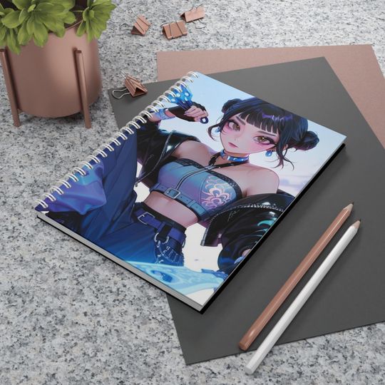 Discover Kpop Demon Hunters Artistic HUNTR/X Spiral Notebook