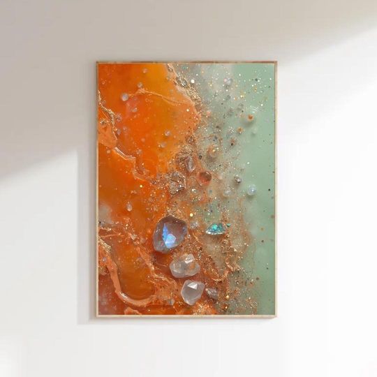 Discover Opalite Gemstone Version 1 | Showgirl Energy |   Poster