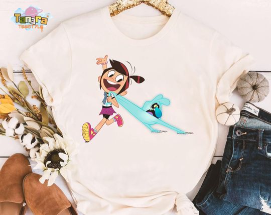Discover Retro 90s The Ghost And Molly McGee Disney T-Shirt, Funny Scratch Shirt, Perfect Disney Gift for Kids and Adults, Family Birthday