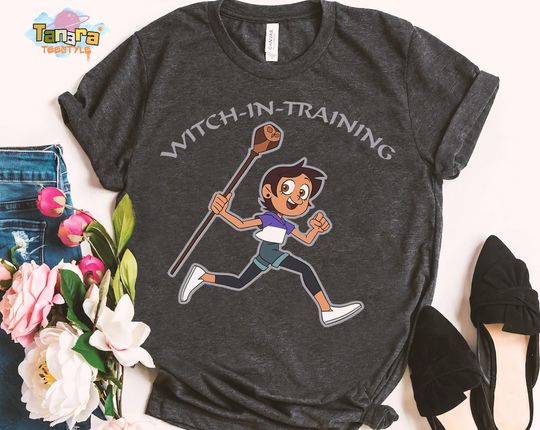 Discover Retro 90s Disney The Owl House Luz Witch In Training T-Shirt, King Amity Tee, Perfect for Disney Fans, Magic Kingdom