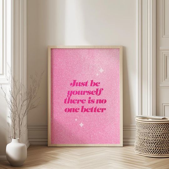 Discover Taylorr Swifts Quote Print: Pink Glitter Lyrics Art (Digital Download)